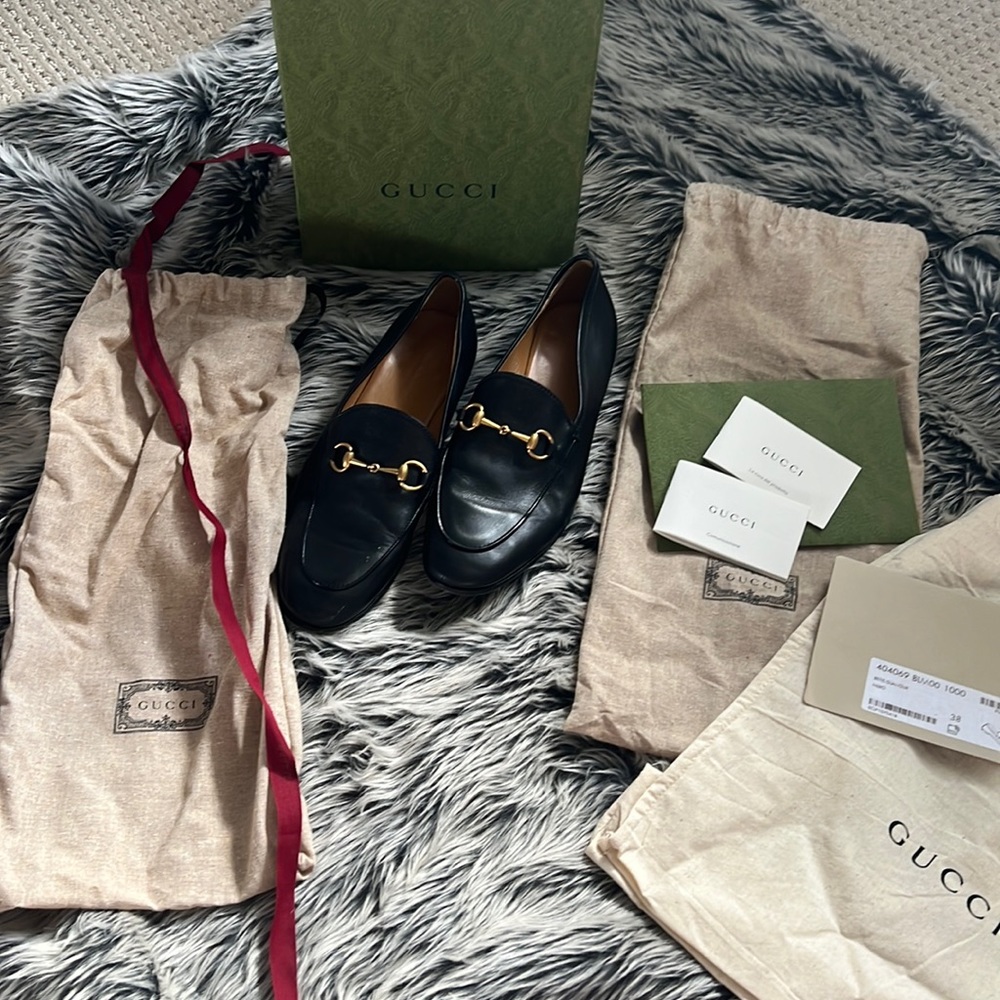 Gucci Jordaan leather loafer